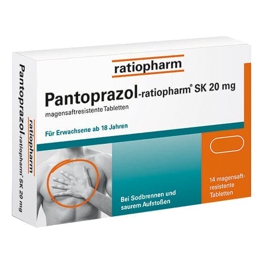 PANTOPRAZOLE, pantoprazole sodium sesquihydrate, SK 20 mg gastric juice free tablets - UKDorf 