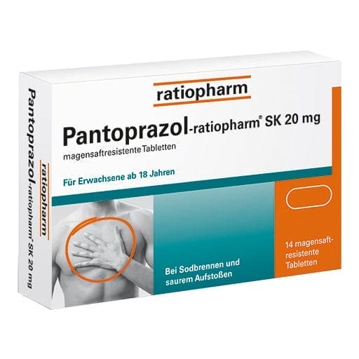 PANTOPRAZOLE, pantoprazole sodium sesquihydrate, SK 20 mg gastric juice free tablets - UKDorf 