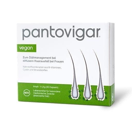 PANTOVIGAR diffuse hair loss in women vegan UK