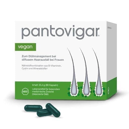 PANTOVIGAR diffuse hair loss in women vegan UK