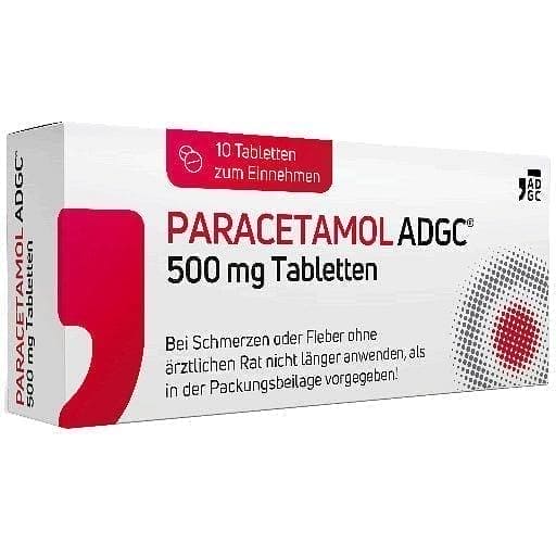 PARACETAMOL ADGC 500 mg tablets UK