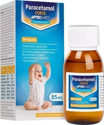 Paracetamol FORTE APTEO MED, infants pain - UKDorf 