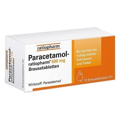 PARACETAMOL ratiopharm 500 mg effervescent tablets UK