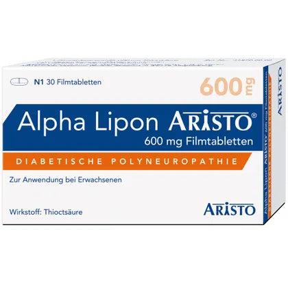 Paraesthesia in diabetic neuropathy, ALPHA LIPON Aristo 600 mg - UKDorf 