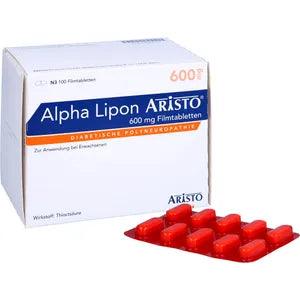 Paraesthesia in diabetic neuropathy, ALPHA LIPON Aristo 600 mg - UKDorf 