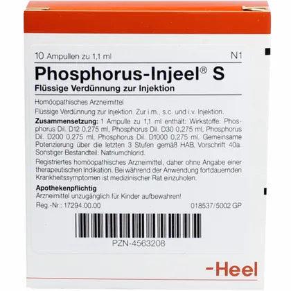 Parenchyma, bronchopneumonia, haemorrhage, PHOSPHORUS INJEEL S ampoules - UKDorf 