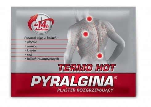 Pargyline (Pyralgina) Thermo Hot patch warming, severe back pain UK