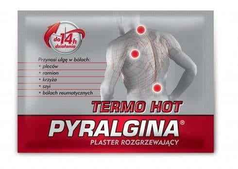 Pargyline (Pyralgina) Thermo Hot patch warming, severe back pain