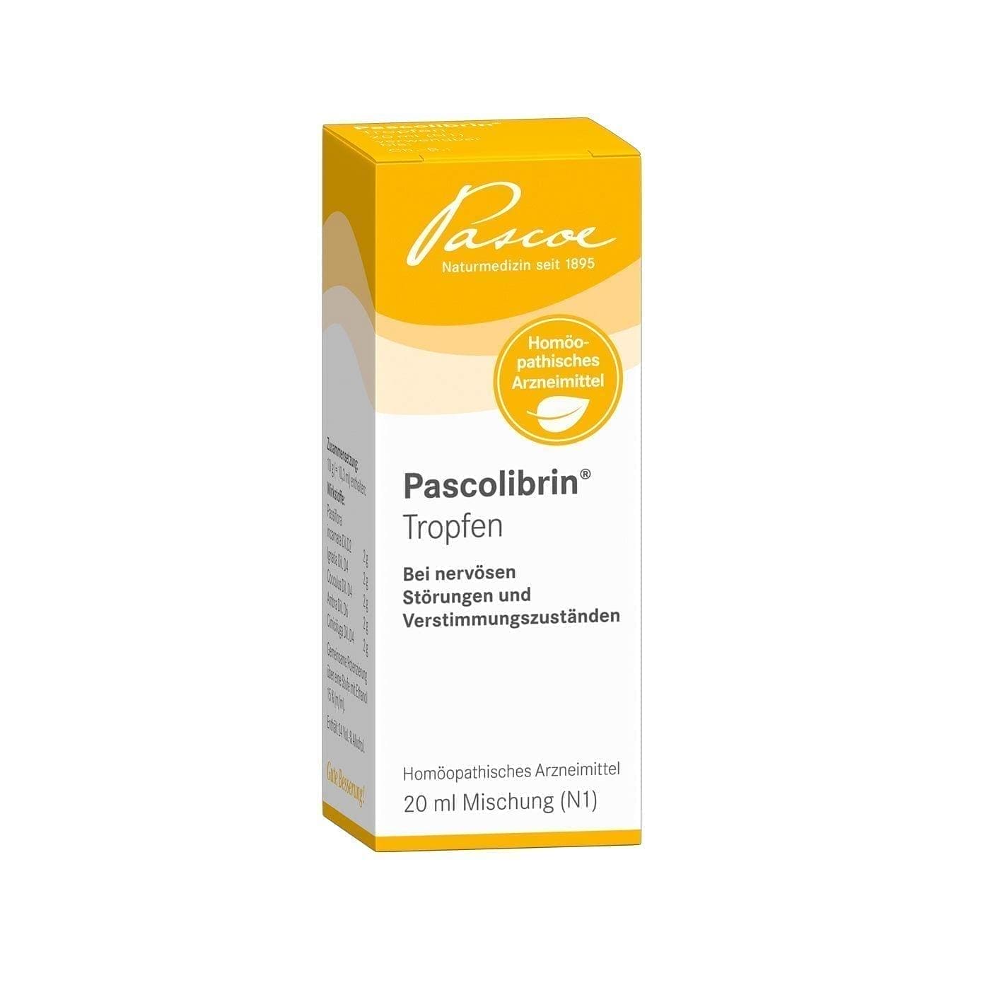 PASCOLIBRIN, How to treat anxiety, insomnia, seizure, hysteria UK