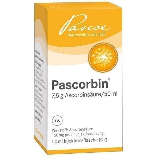 Pascorbin vitamin C, (Germany), injection UK