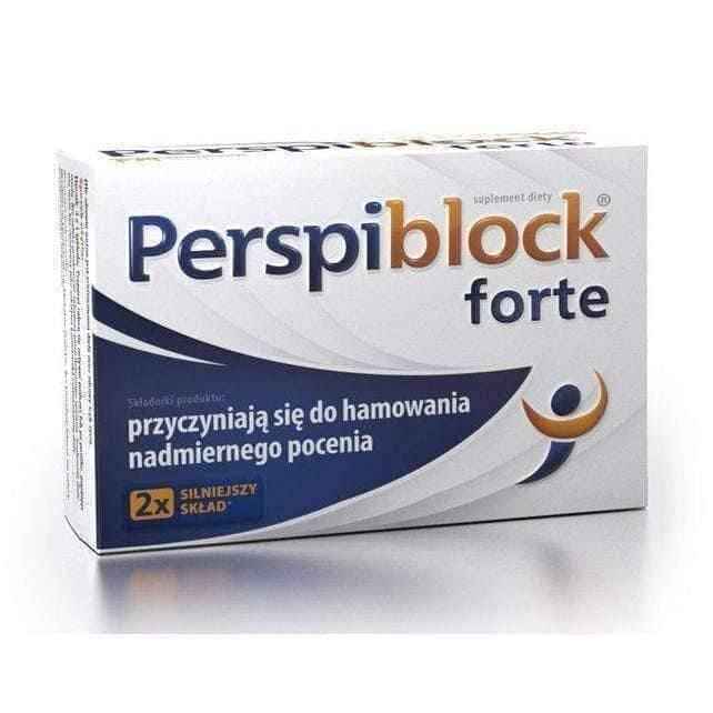 PERSPIBLOCK FORTE, herbal extract, horsetail plant, nettle herb, lemon balm tea