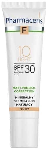 Pharmaceris F MATT-MINERAL-CORRECTION Mineral matting dermo-fluid SPF30 LIGHT 10 30ml UK