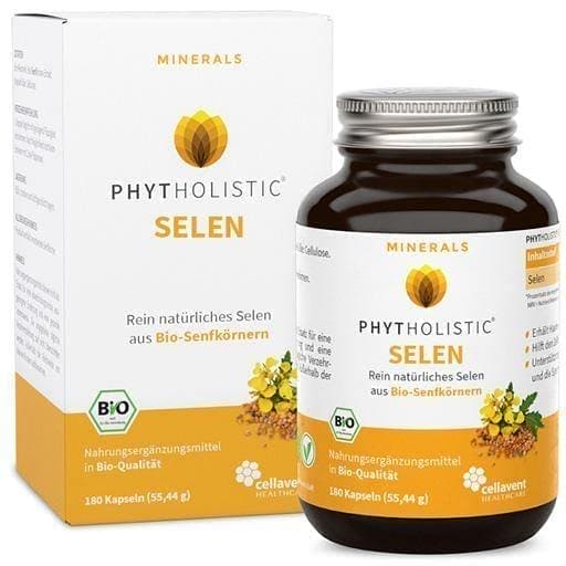PHYTHOLISTIC selenium organic capsules 180 pcs UK