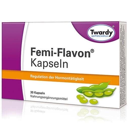 Phytoestrogens, isoflavones, FEMI-FLAVON capsules - UKDorf 