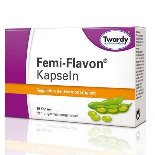 Phytoestrogens, isoflavones, FEMI-FLAVON capsules - UKDorf 