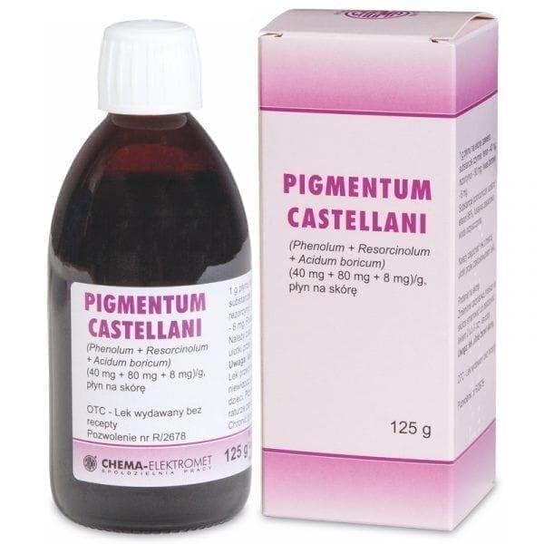 PIGMENTUM CASTELLANI 125g, disinfectant and an antifungal UK
