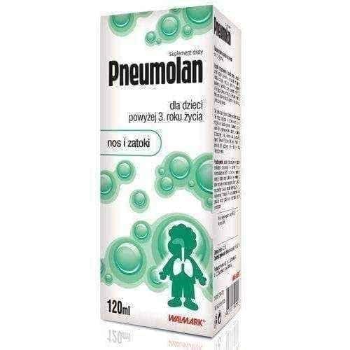 PNEUMOLAN syrup 120ml 3 years+ immune system diseases UK