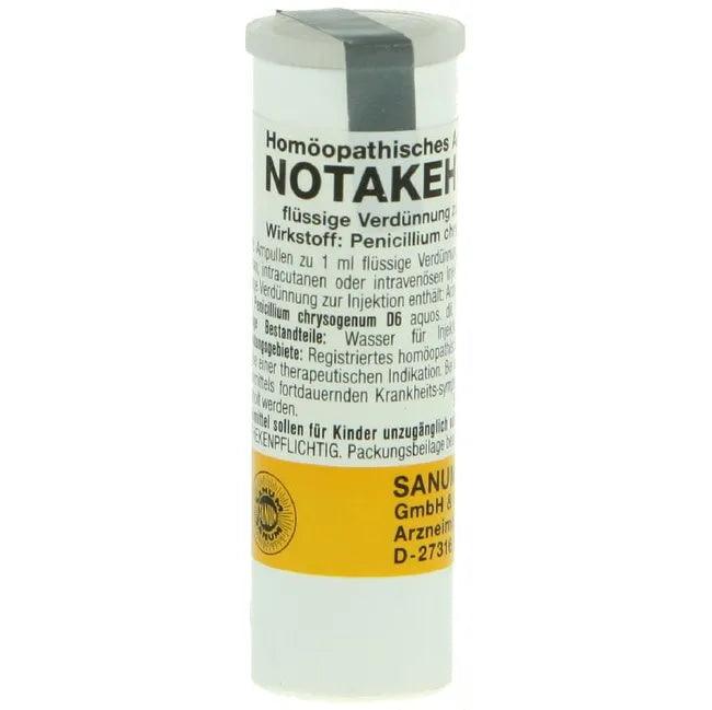 Pneumonia, scarlet fever, Penicillium chrysogenum, rheumatic fever, chorea, NOTAKEHL D 6 ampoules - UKDorf 