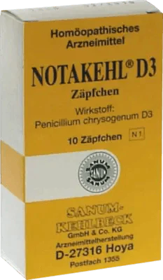Pneumonia, scarlet fever, rheumatic fever, chorea, NOTAKEHL D 3 suppositories - UKDorf 