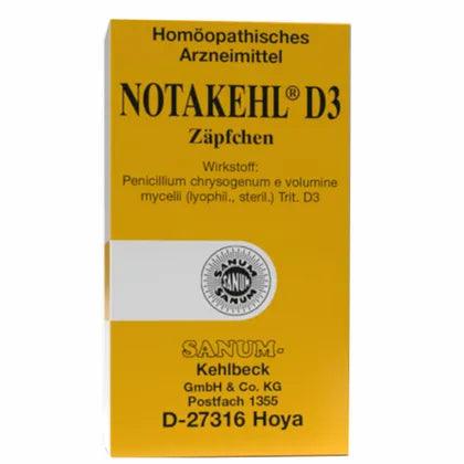 Pneumonia, scarlet fever, rheumatic fever, chorea, NOTAKEHL D 3 suppositories - UKDorf 
