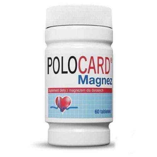 POLOCARD Magnesium 0,35g x 60 tablets, best magnesium supplement UK