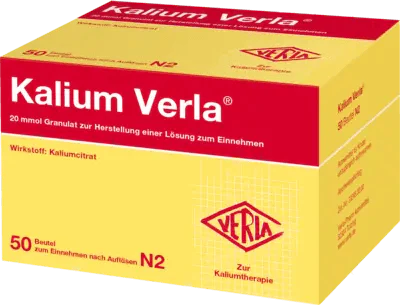 Potassium citrate, hypokalemia, metabolic acidosis, cardiac arrhythmia, KALIUM VERLA Granules - UKDorf 