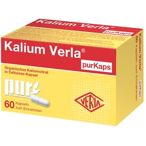 Potassium citrate, potassium, KALIUM VERLA purKaps - UKDorf 