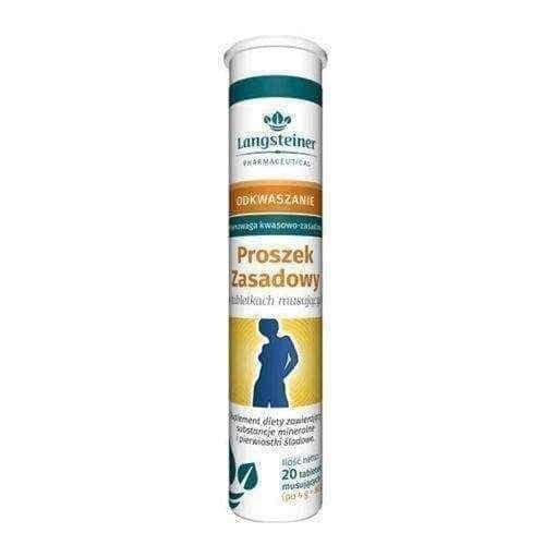 Powder Alkaline x 20 effervescent tablets UK