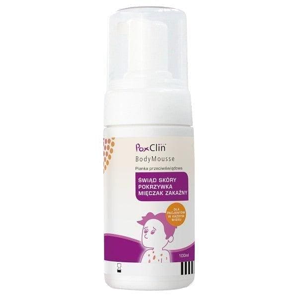 Poxclin BodyMousse anti-pruritic Anti-itch foam UK