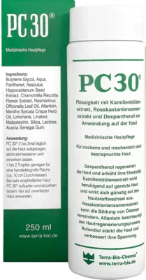 Pressure ulcers, decubitus, PC 30 liquid, dexpanthenol, horse chestnut, chamomile - UKDorf 