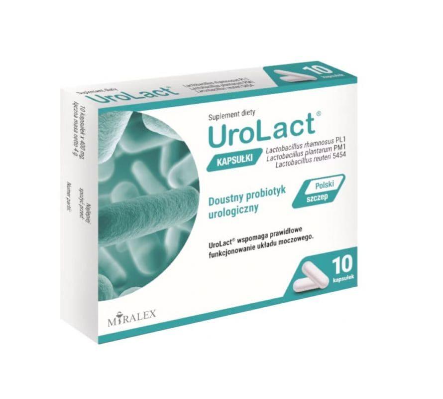 Probiotic supplements, UroLact 10 capsules - UKDorf 