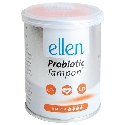 Probiotic tampons, ELLEN Probiotic Tampon Super - UKDorf 