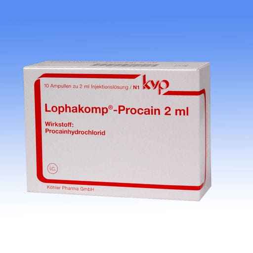Procaine hydrochloride, LOPHAKOMP Procaine 2 ml injection solution