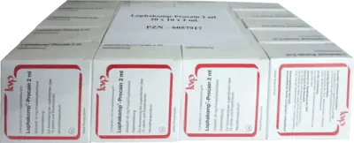 Procaine hydrochloride, LOPHAKOMP Procaine 2 ml injection solution - UKDorf 