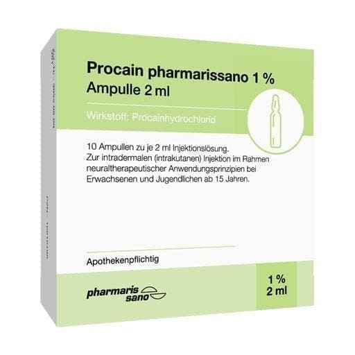 PROCAINE, local anesthetic 1% ampoules