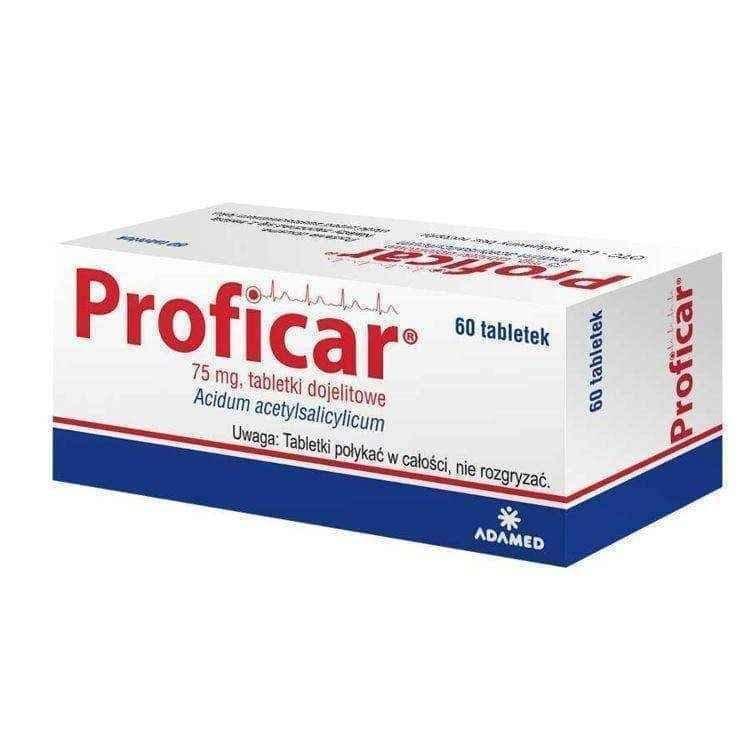 Proficare (proficar), ischemic heart disease UK