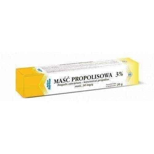 Propolis ointment 3% 20g, first degree burn, 1st degree burn, frostbite treatment, pressure ulcers UK