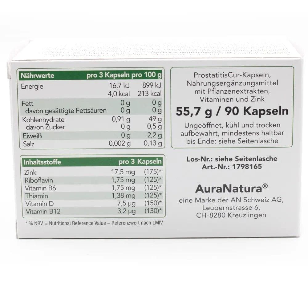 PROSTATITISCUR, quercetin, Grapefruit Extract, Sodium tetraborate, borax - UKDorf 