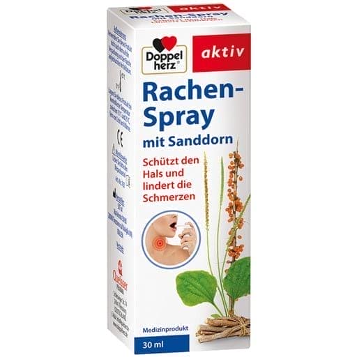 Protects the neck and relieves pain, throat spray with sea buckthorn, pharynx - UKDorf 