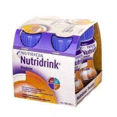Protein NUTRIDRINK peach-mango 4 x 125ml UK