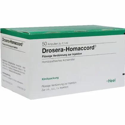 Psoriasis treatment, cough, angina, DROSERA HOMACCORD ampoules - UKDorf 