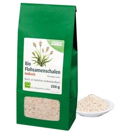 Psyllium Husk powder, SHELLS Indian Organic Plantago ovata Salus - UKDorf 