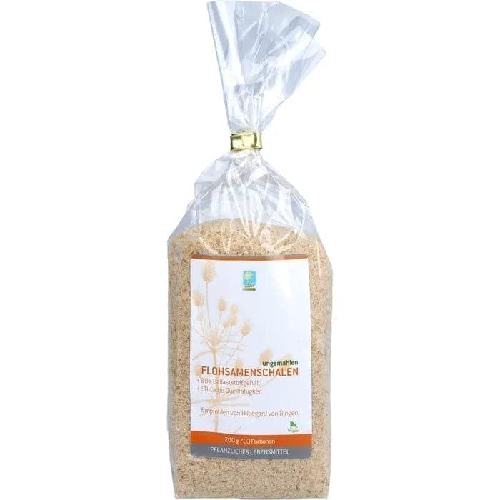 Psyllium husks powder unground, With fiber, Plantago ovata, ispaghula husk - UKDorf 