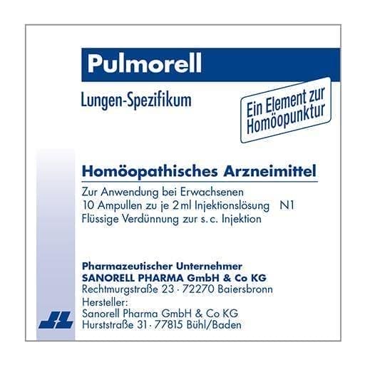 PULMORELL ampoules 10X2 ml Grindelia robusta UK