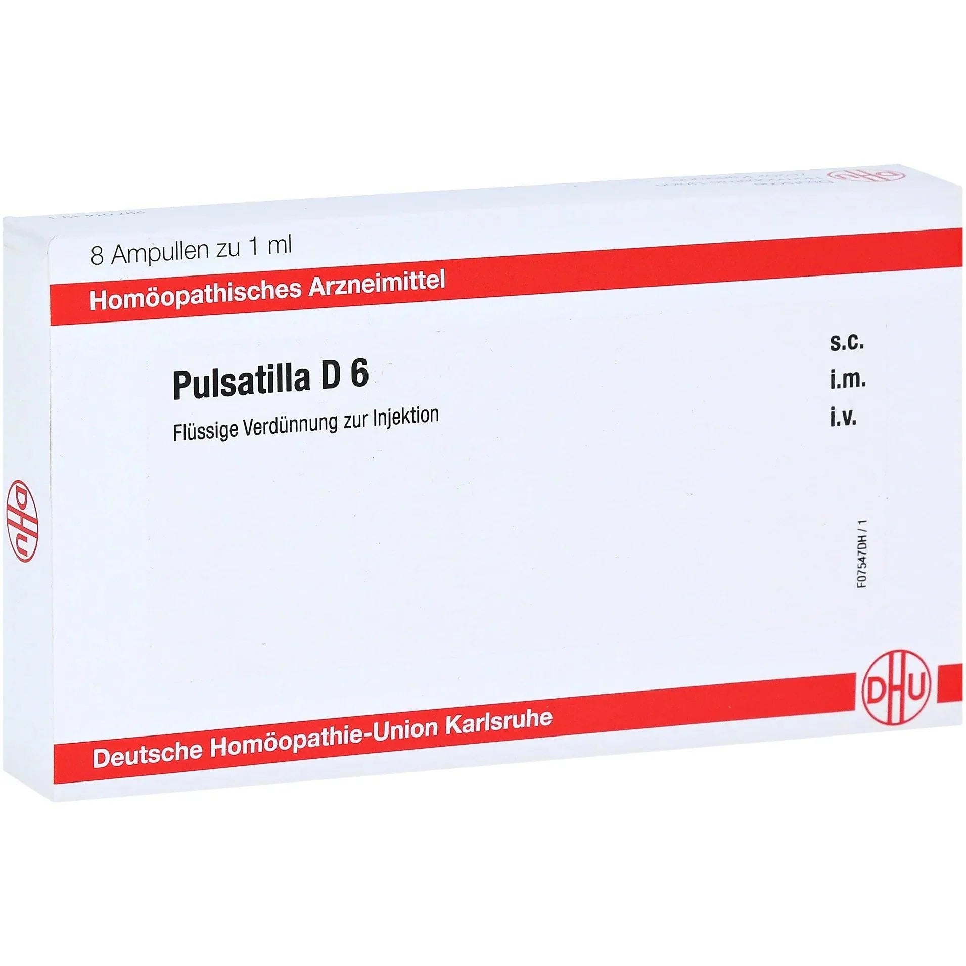 PULSATILLA D 6 ampoules - UKDorf 