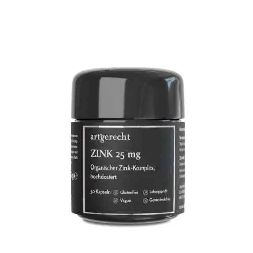 purely organic zinc compounds Zinc 25 mg Capsules