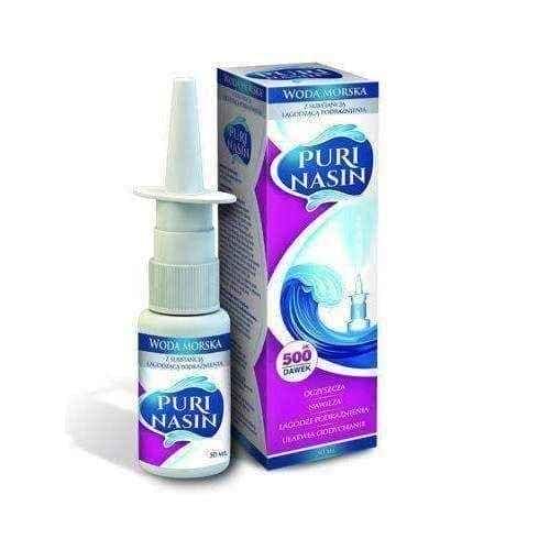 Puri-nasin isotonic sea water, blocked sinus, blocked sinuses UK