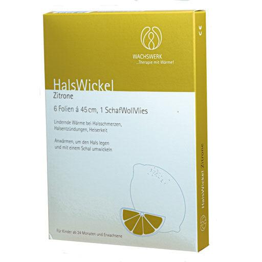 Purulent tonsillitis treatment, sore throats, hoarseness, NECK WRAP Lemon wax work - UKDorf 