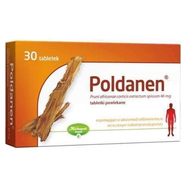 Pygeum Africanum | Poldanen 40mg × 30 pills UK