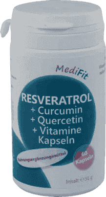 Quercetin and resveratrol, CURCUMIN, Vitamins Capsules - UKDorf 